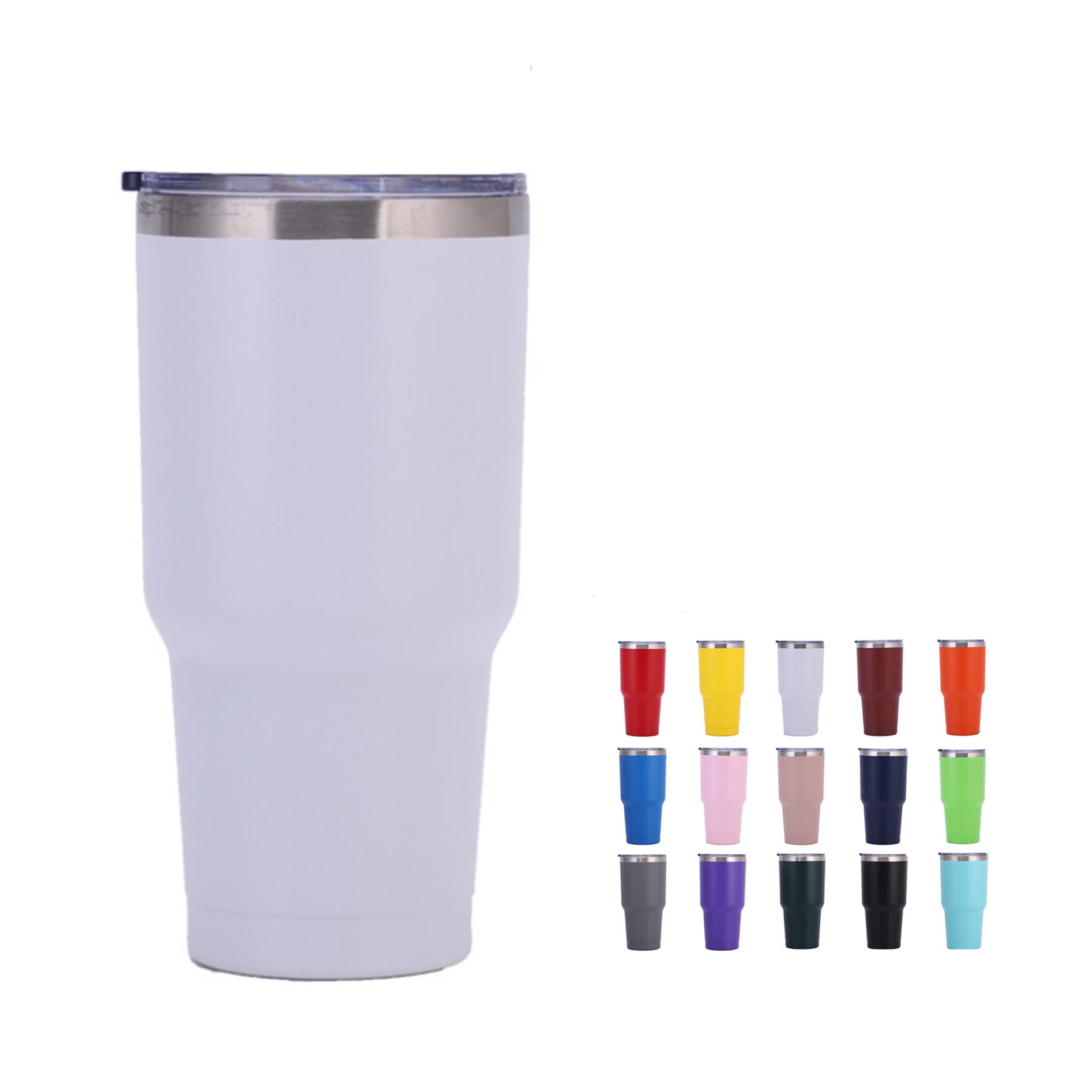 30oz Vacuum Insulated Stainless Steel Travel Tumbler