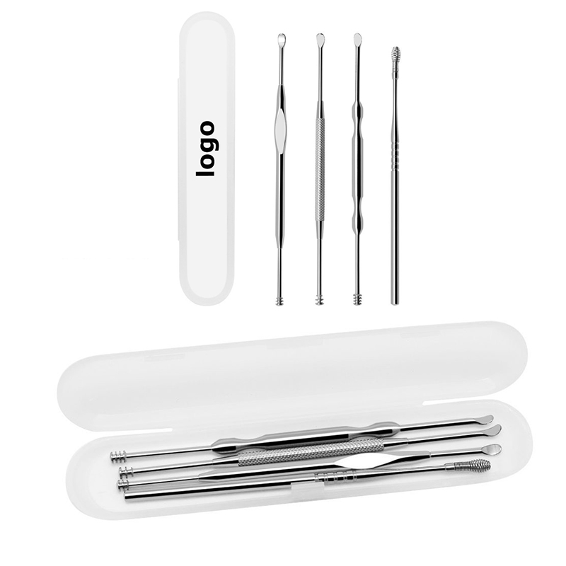 Stainless Steel Ear Pick Ear Cleaner with Storage Box