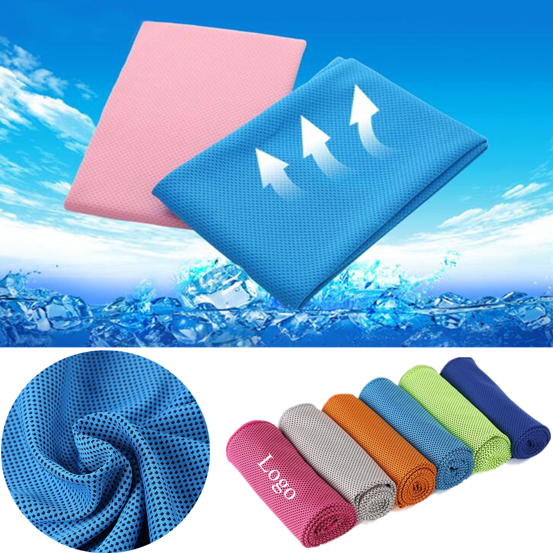   Cooling Towel Chilly Pad Ice Scarf Bandana 