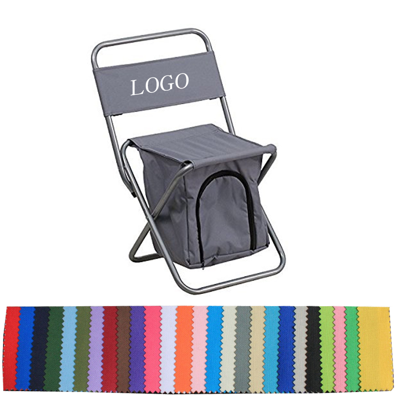Portable Folding Camping Chair with Insulated Storage/Foldable Beach Chair 
