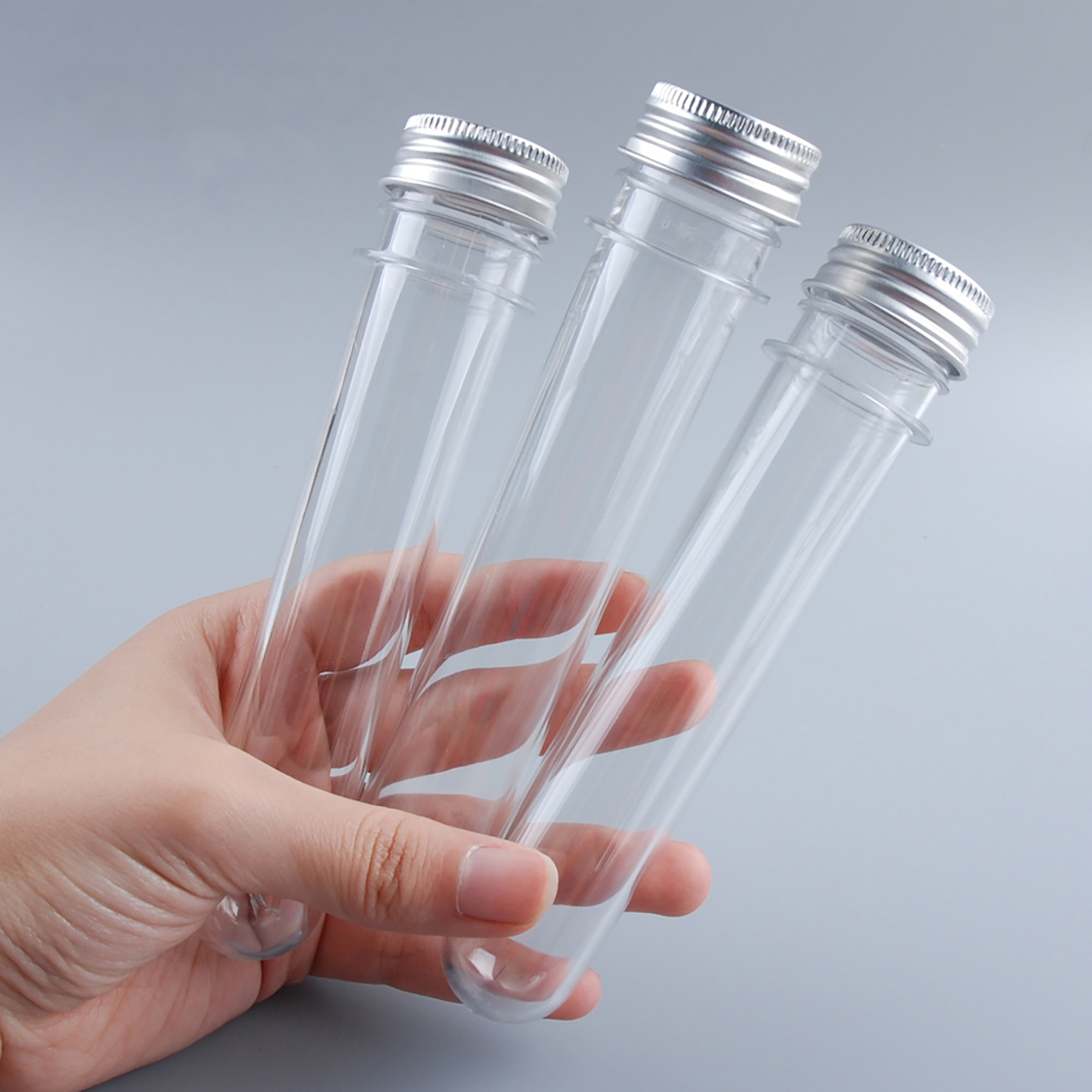 100ml Plastic Test Tube with Screw Caps