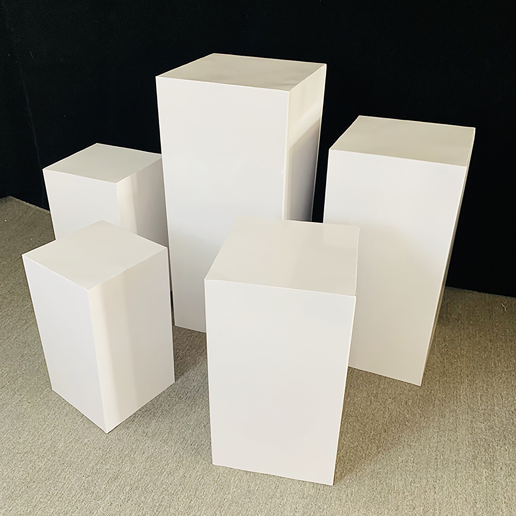 5pcs/set Large Metal Square Cylinder