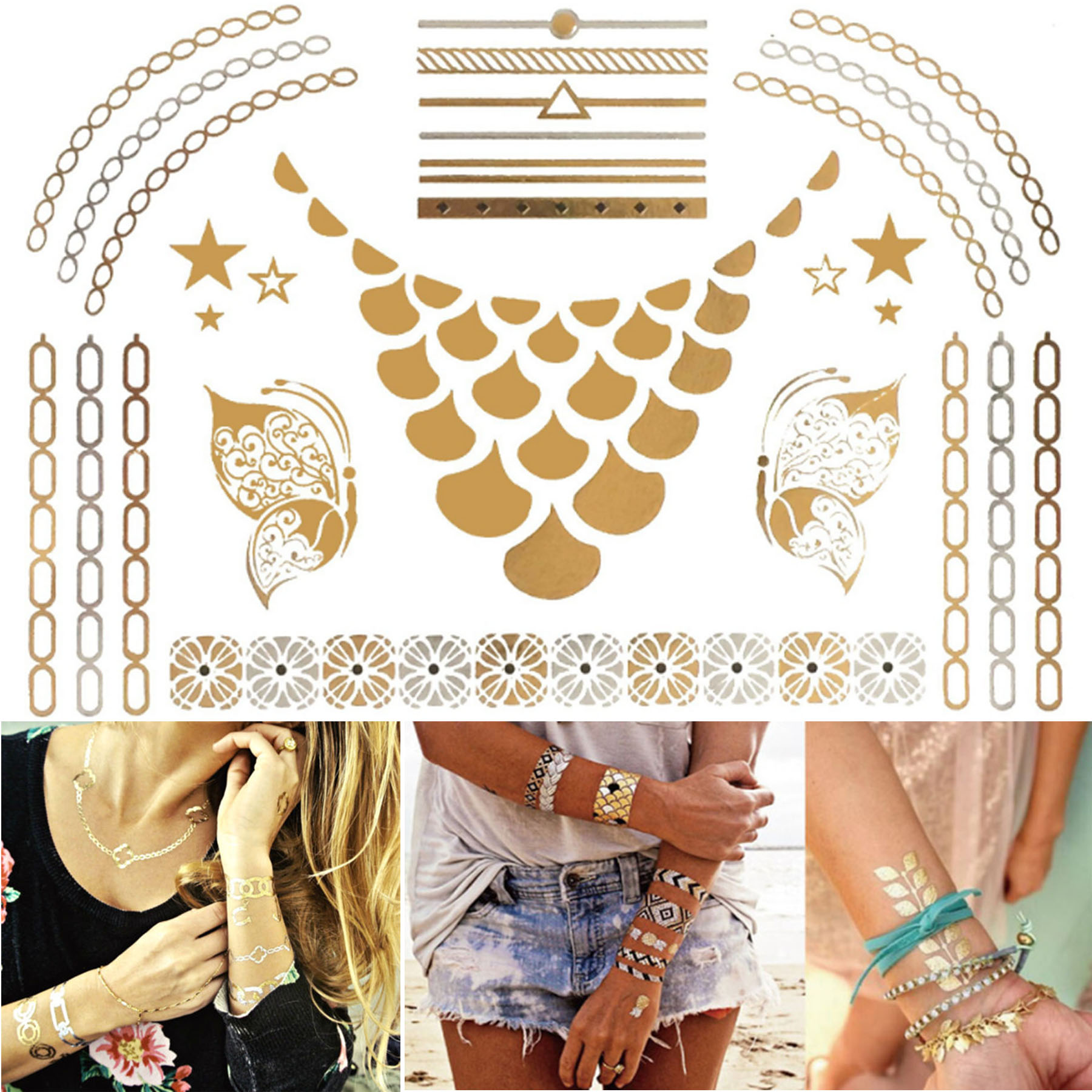 Custom Temporary Tattoos