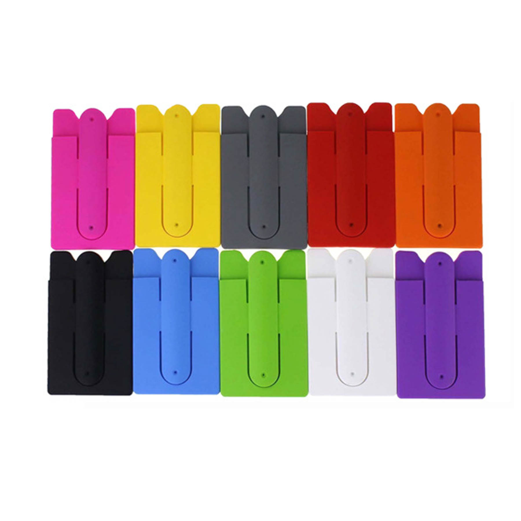 Adhesive Silicone Phone Card Holder