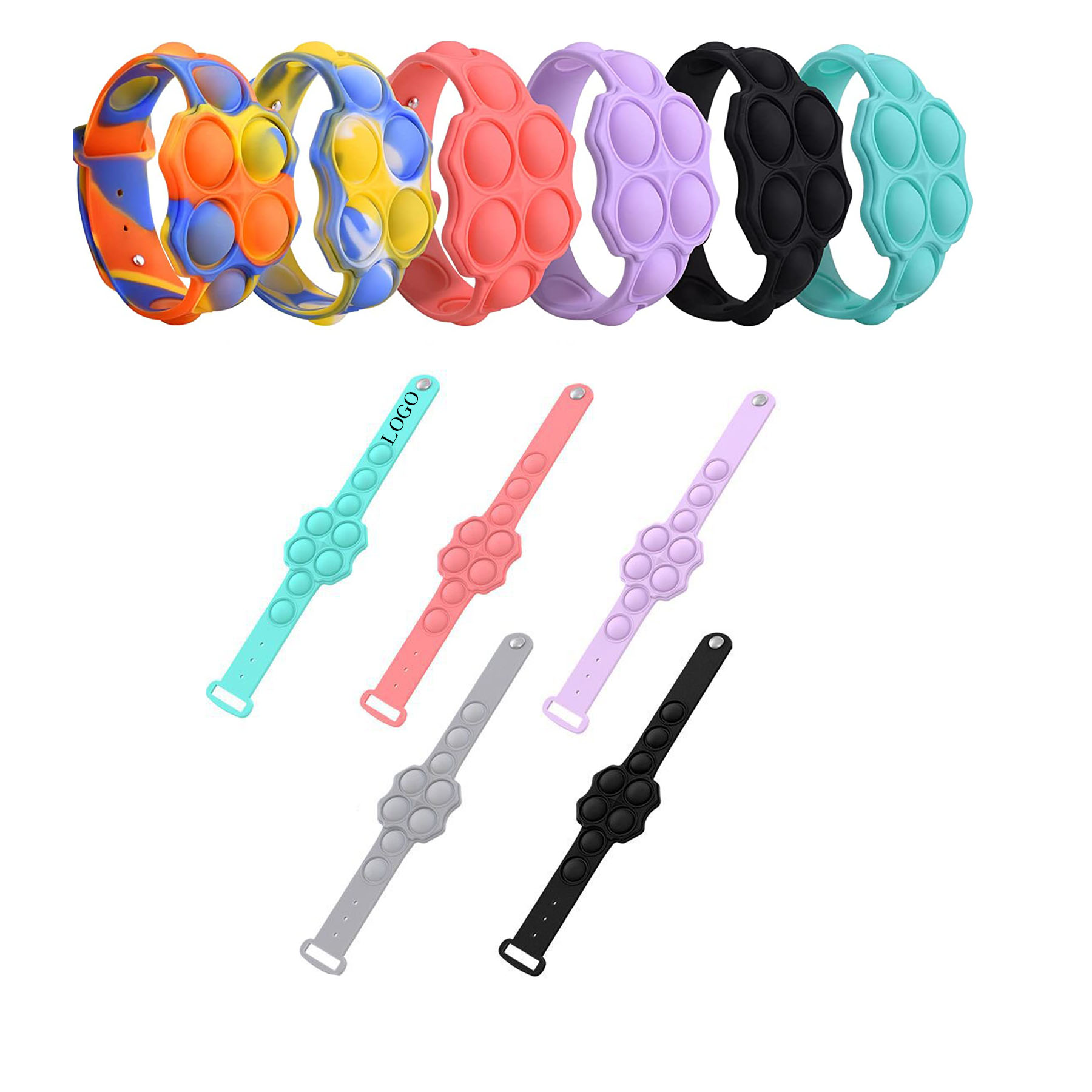 Push Pops Bubble Sensory Fidget Bracelet