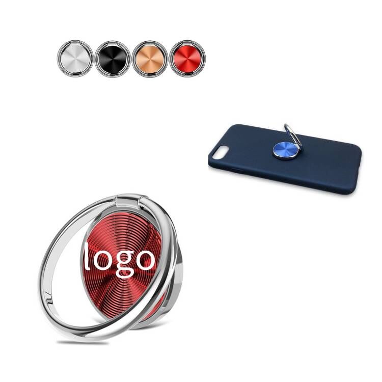 Mobile Phone Ring Grip Holder and Stand - Super Slim - Engraved