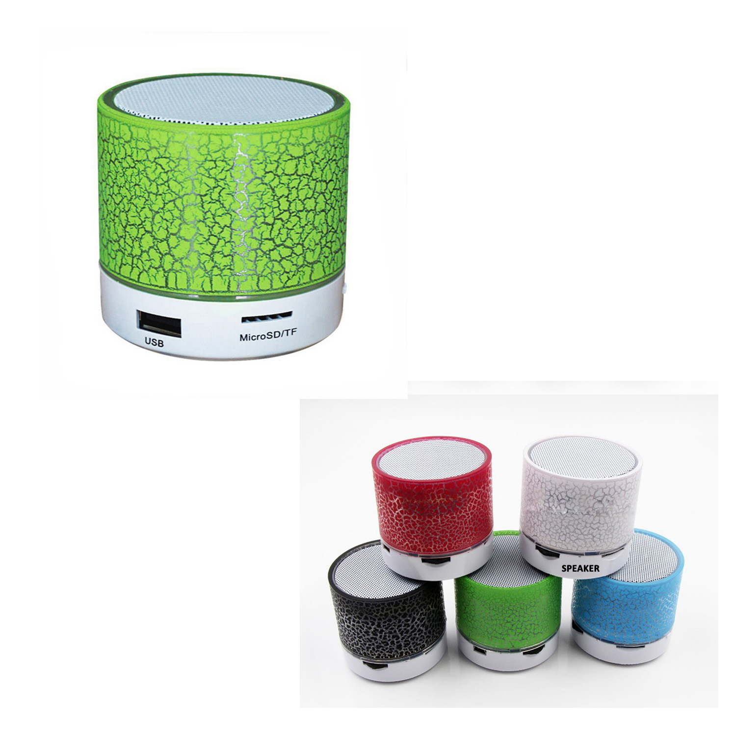 Mini Crack Bluetooth Speaker