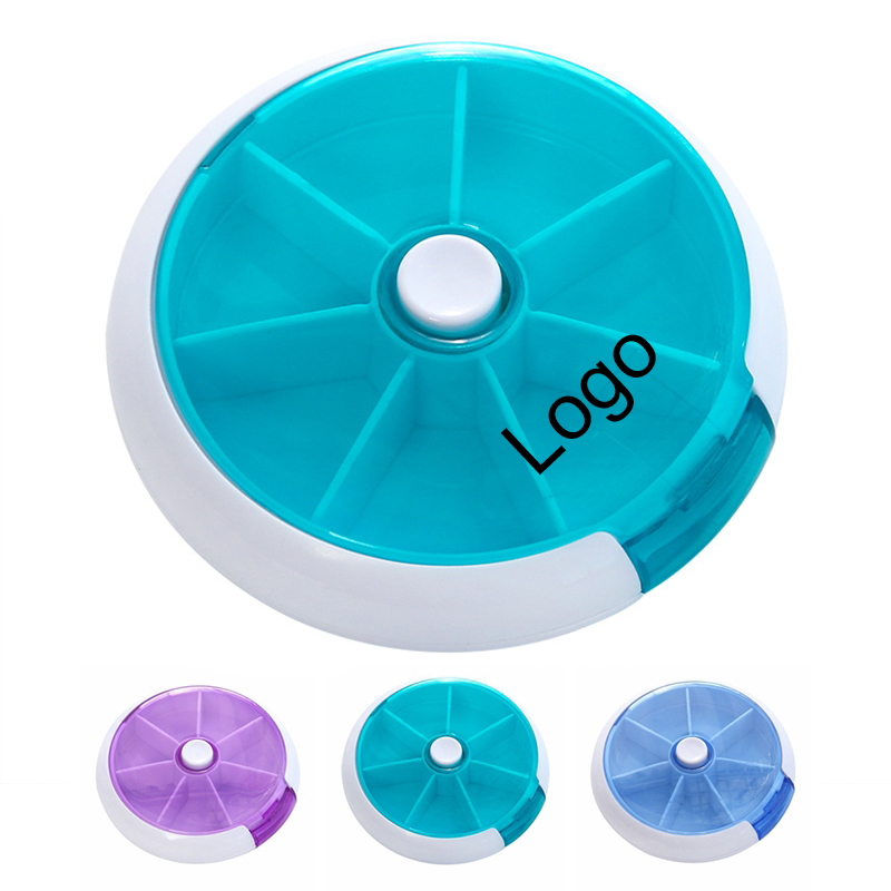 Round Twist Pill Box