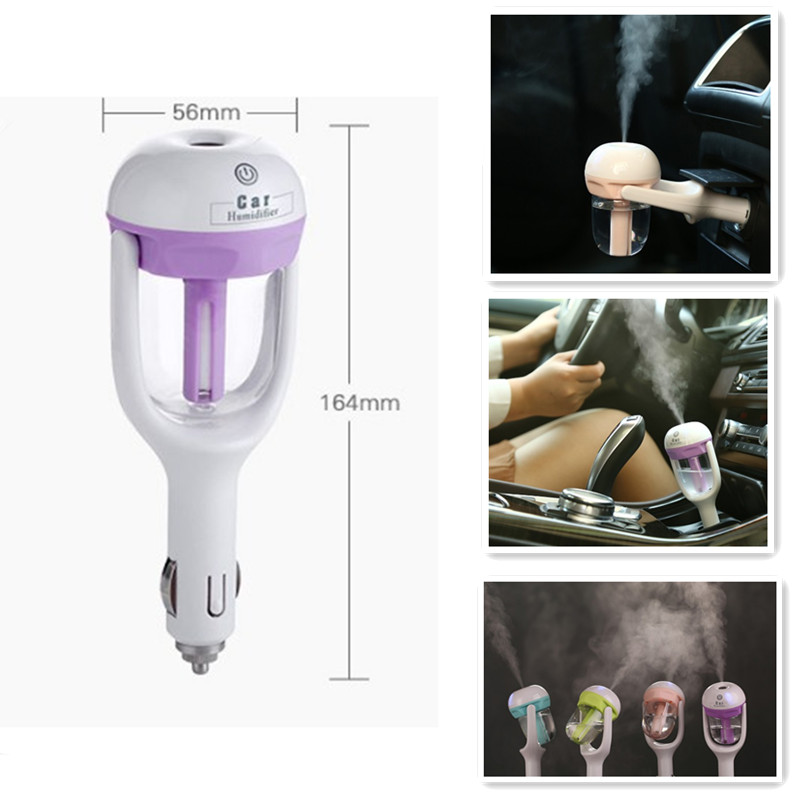 180 Swivel Mini Car Humidifer Air Diffuser Aroma Mist Maker