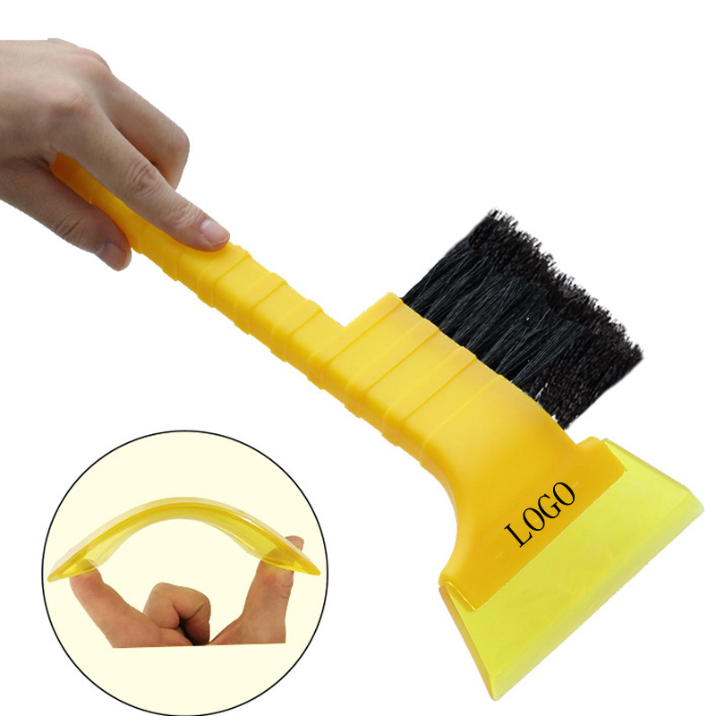 2 in 1 Car Snow Scraper with Brush